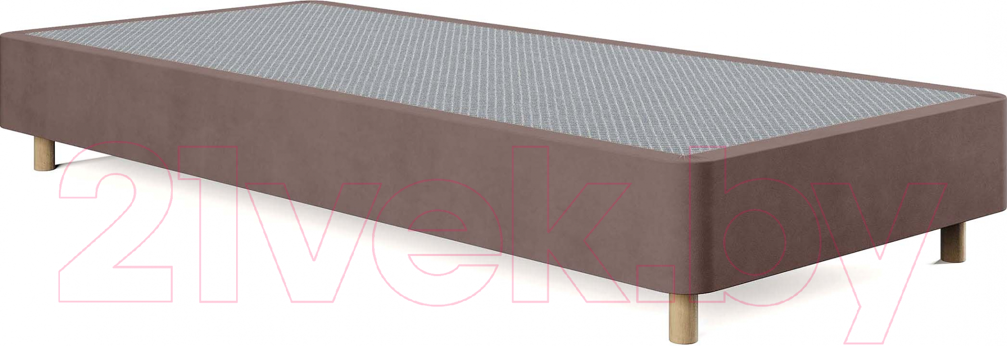 Каркас кровати Сонум Tatami 90x200 (замша какао) - фото