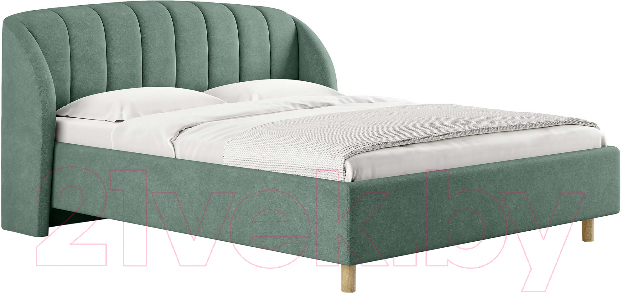 Каркас кровати Сонум Valencia 160x200 (эвита мятный) - фото