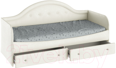 Односпальная кровать ТриЯ Адель тип 1 80x200 (крем)