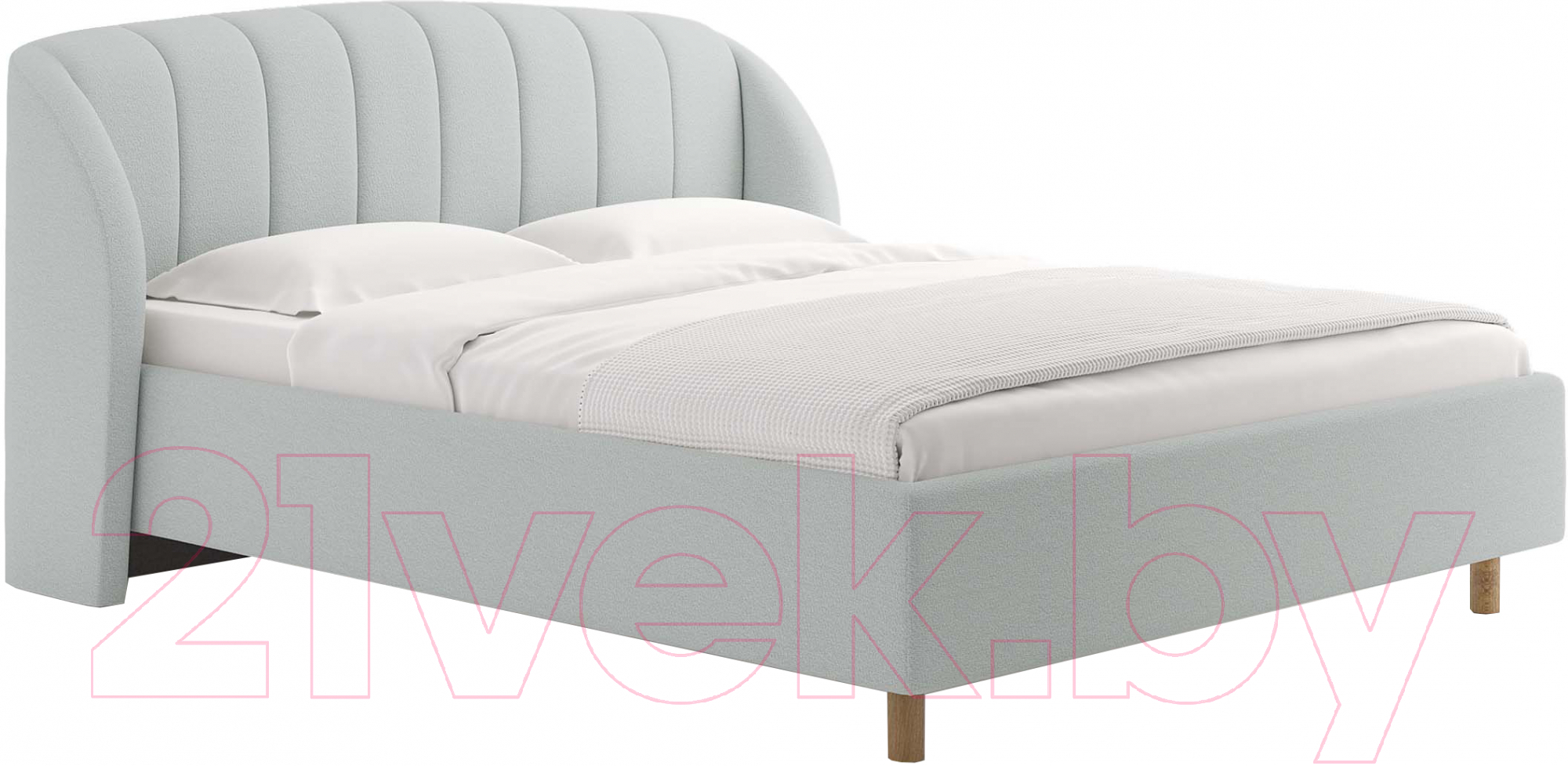 Каркас кровати Сонум Valencia 90x200 (тедди пепельный) - фото
