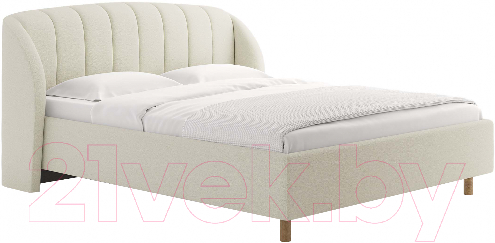 Каркас кровати Сонум Valencia 180x200 (тедди песочный) - фото