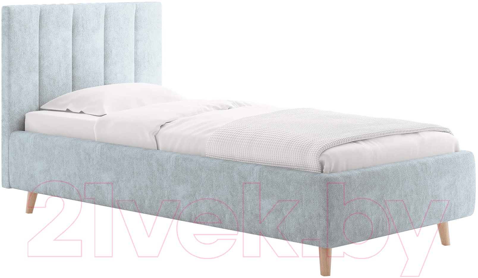 Каркас кровати Сонум Alma 90x200 (бентли светло-серый) - фото