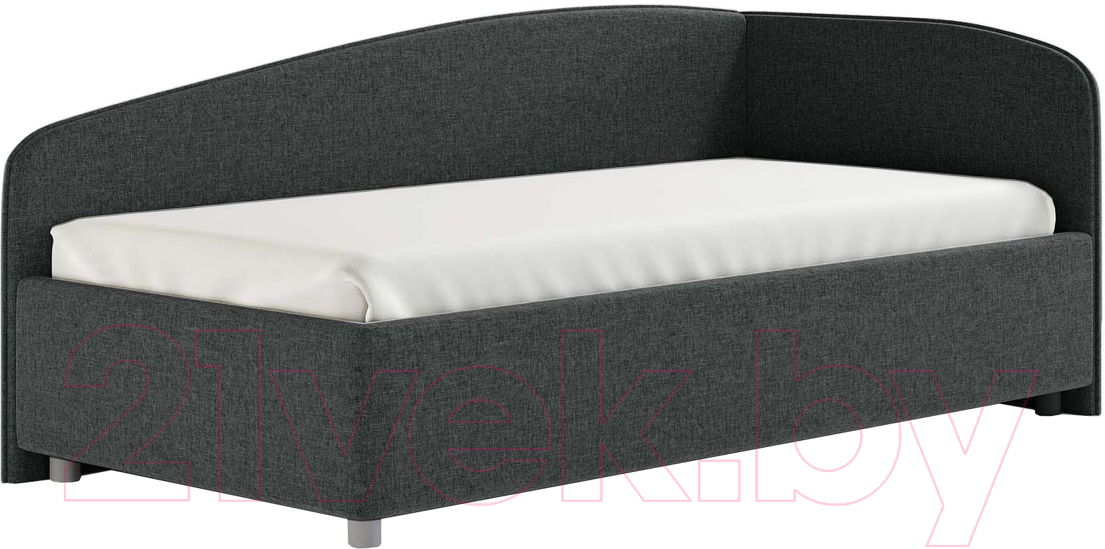 Каркас кровати Сонум Paola R 90x200 (кашемир серый) - фото