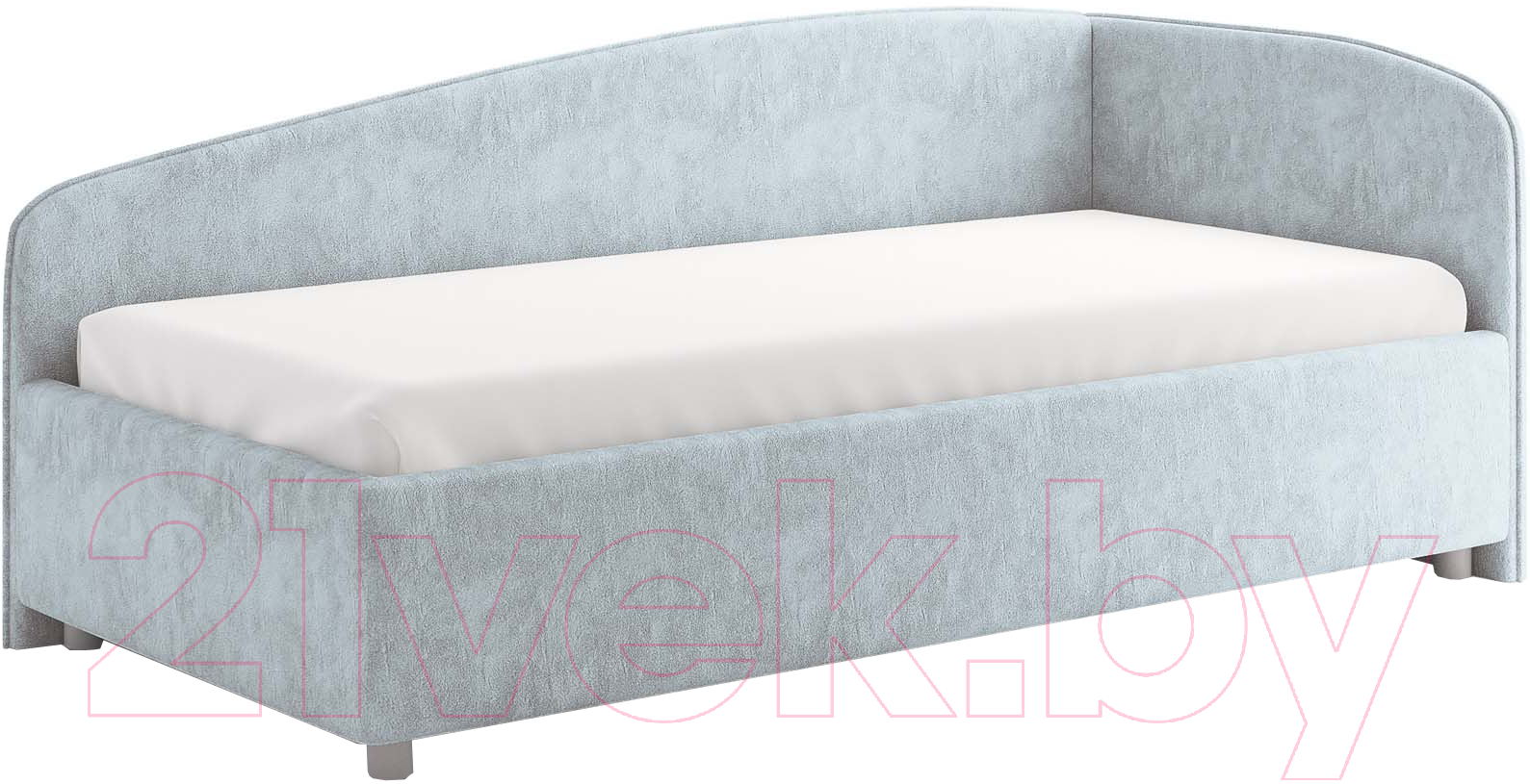 Каркас кровати Сонум Paola R 90x200 (бентли светло-серый) - фото