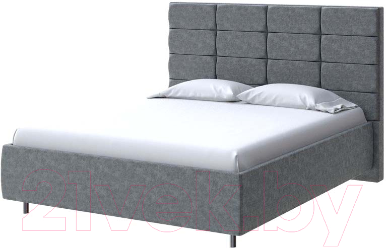 Каркас кровати Proson Shapy Gratta 4 140x200 (серый космос) - фото