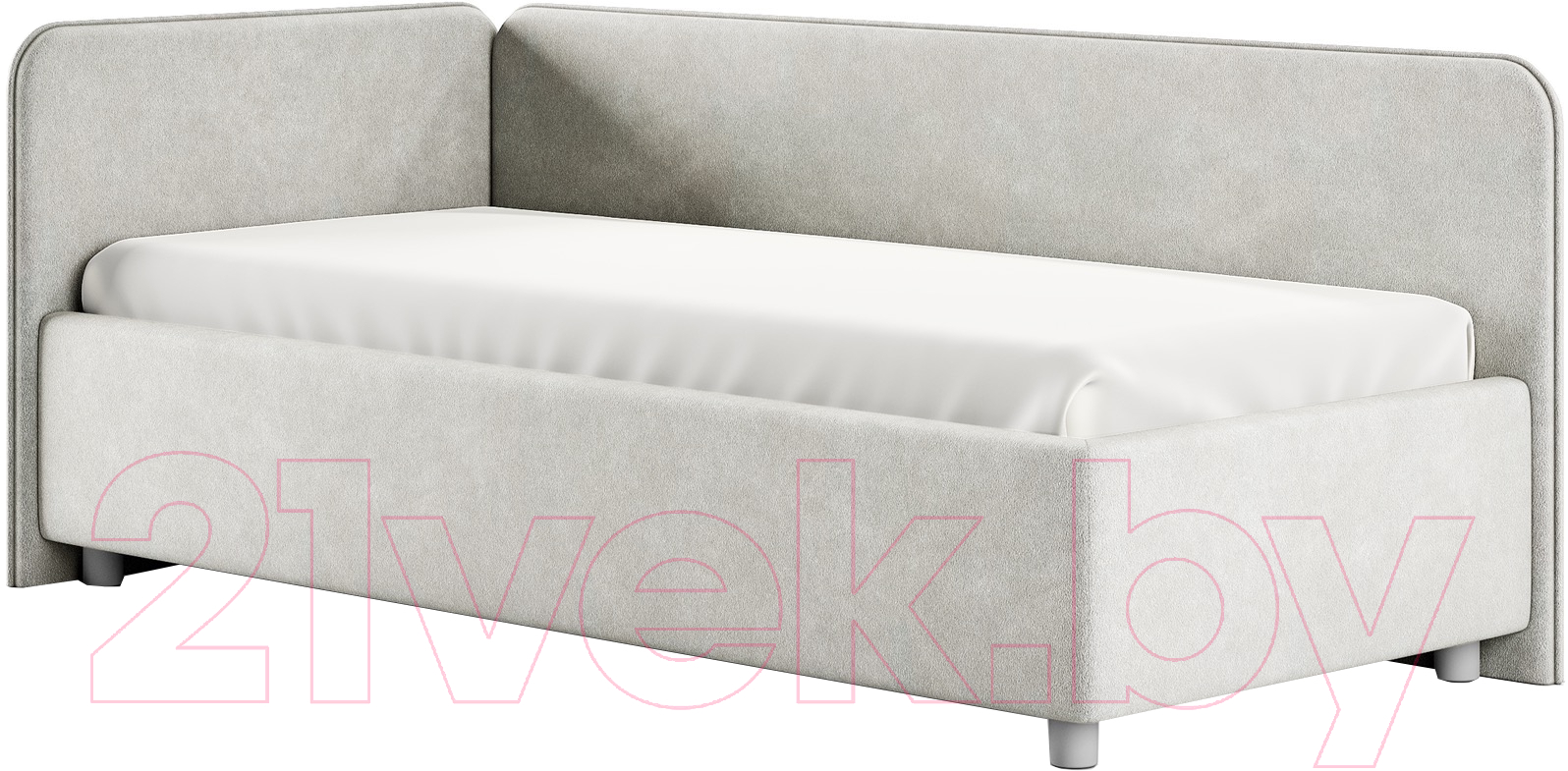 Каркас кровати Сонум Capri L 90x200 (эвита кремовый) - фото