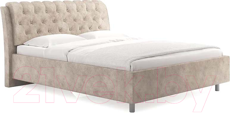 Каркас кровати Сонум Olivia 200x200 (энигма крем) - фото
