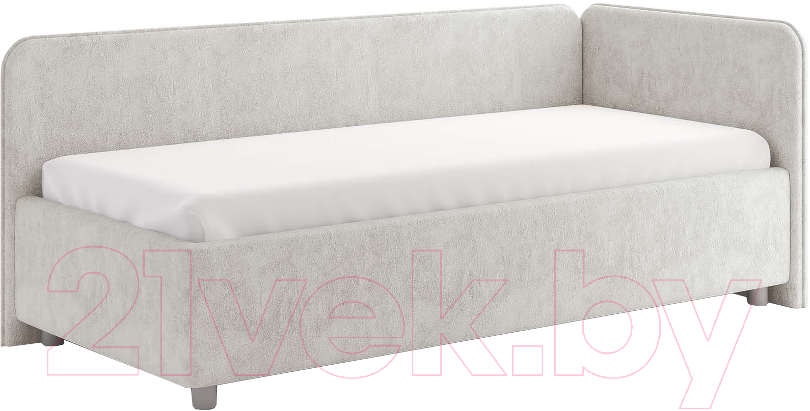 Каркас кровати Сонум Capri R 90x200 (бентли белый) - фото