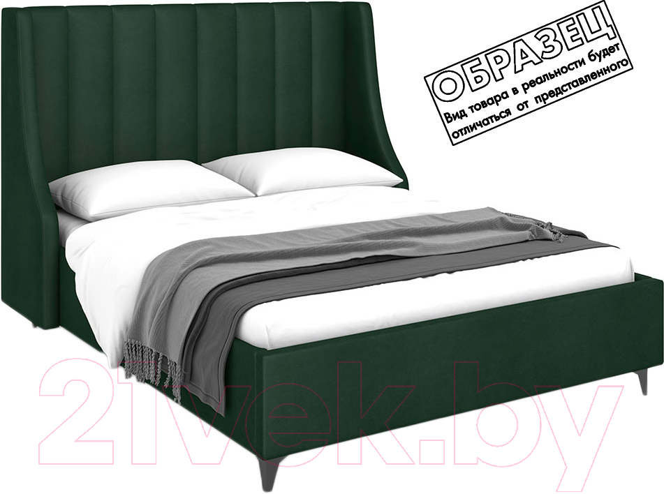Каркас кровати Rivalli Жаклин Люкс 140x200 (Lamb Emerald K) - фото