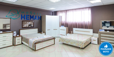 Полуторная кровать Мебель-Неман МН-126-01-140