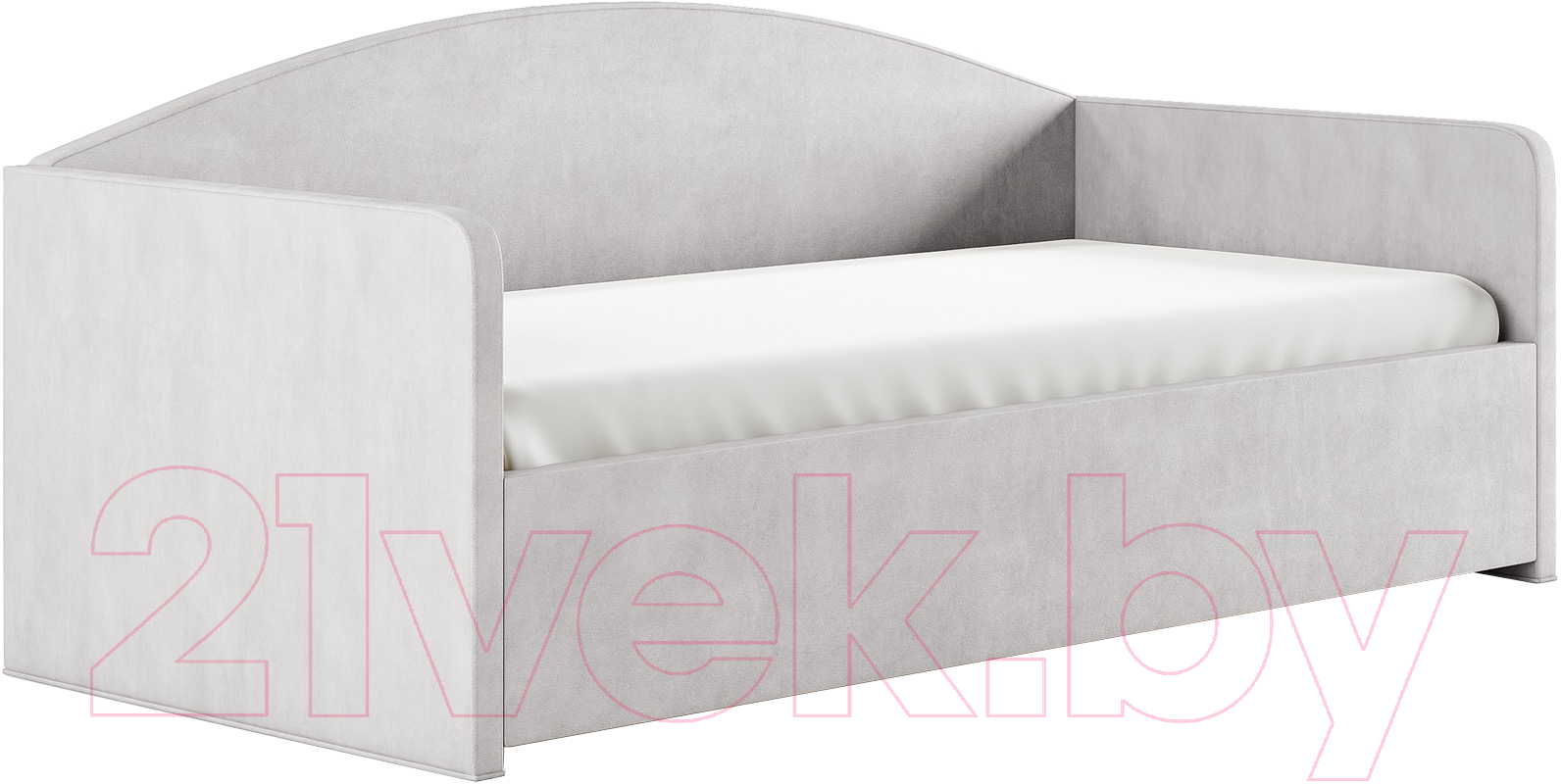 Каркас кровати Сонум Uno 90x200 (замша пепельный) - фото