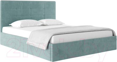 Каркас кровати НК Мебель Соната 140x200 / 72305124 (велюр мята) - фото
