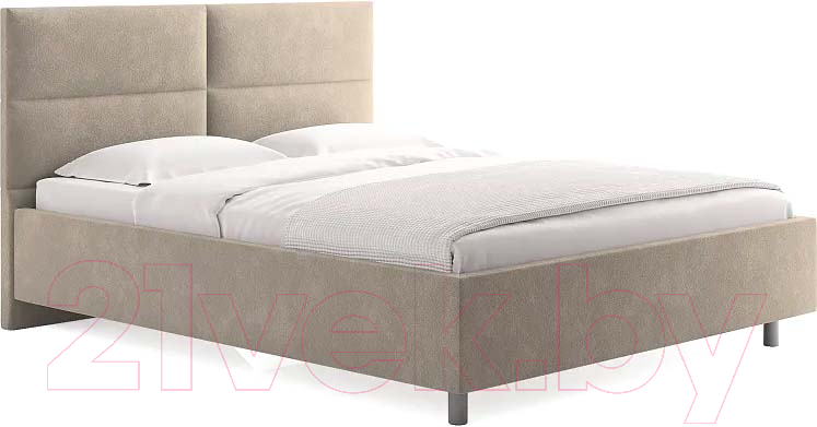 Каркас кровати Сонум Omega 200x200 (эвита какао) - фото